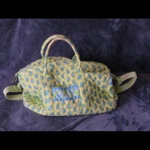 Vera Bradley Citrus Green Duffle